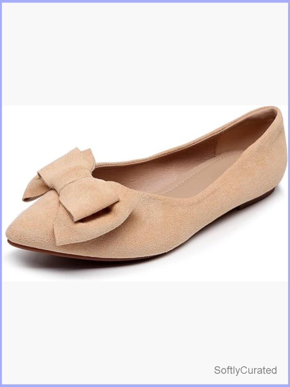 Women's Butterfly Bow Flats, Slip-On Walking Shoes, Comfortable Casual